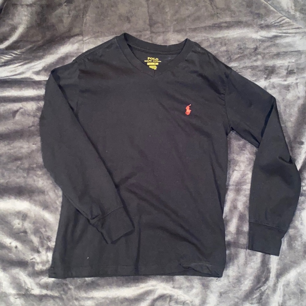 Kids Youth Polo Long Sleeve Shirt